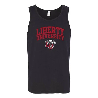 Liberty University Flames Arch Logo Tank Top - Navy - Image 1 of 4