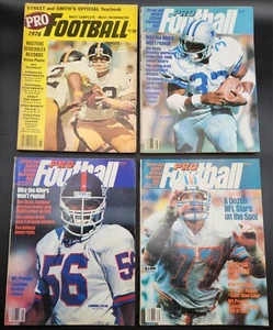 4 Vintage Street & Smith's Pro Football Official Yearbooks: 1976, 1982, 1983 - Picture 1 of 8