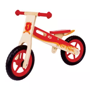 Bigjigs Toys Madera Mi Primera Bicicleta de Equilibrio (Rosa) Estable Correr Niños Pequeños - Imagen 1 de 2