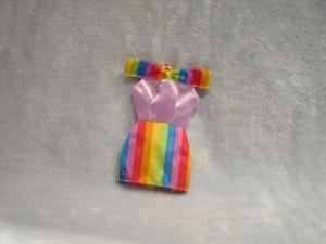 Barbie Skipper Sleeveless Dress, Rainbow Dress with Lavender Middle - Picture 1 of 2