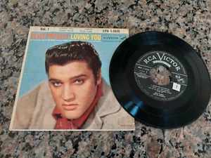 ELVIS PRESLEY 45 " Loving You " RCA VICTOR Canada 1957' ** EPA-1-1515 - Picture 1 of 2