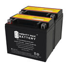Mighty Max Ytx12-Bs 12V 10Ah Battery Replaces Piaggio-Vespa Gtv300 10-16 - 2Pack