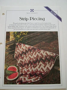 Strip Piecing Quilt Pattern Best Loved Quilt Patterns - Bild 1 von 2