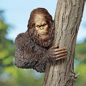 Bigfoot ritaglio giardino grandezza naturale esposizione giardino esterno cortile decorazione albero scultura - Foto 1 di 7