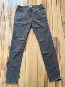 Mountain Khaki Women's Sz 4R Low Rise Slim Fit Grey Corduroy Pants Adventure  - Picture 1 of 10