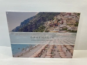 Gray Malin "THE ITALY" doppelseitiges 500-teiliges Puzzle 24 Zoll x 18 Zoll neu versiegelt - Bild 1 von 6