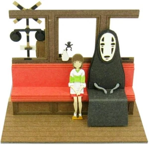 Sankei MP07-15 Studio Ghibli Chihiro and No Face Spirited Away Paper Craft - Picture 1 of 5