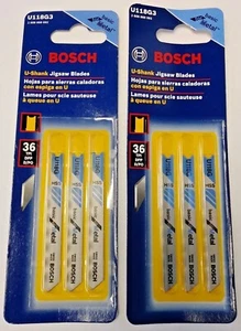 Bosch U118G3 2-3/4" x 36TPI U-Shank Jigsaw Blades For Basic Metal (2 Packs of 3) - Picture 1 of 1