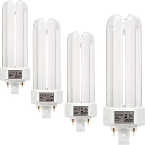 32 Watt T4 Tri Tube CFL 4 Pin GX24Q-3 Base Light Bulb 3500K 2030Lm - Compact Flu - Picture 1 of 12