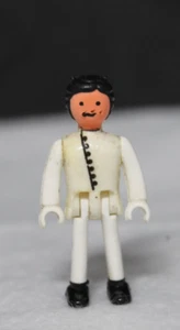 1984 Majokit Majorette France Airport Pilot White 1.5" Action Figure - Picture 1 of 6