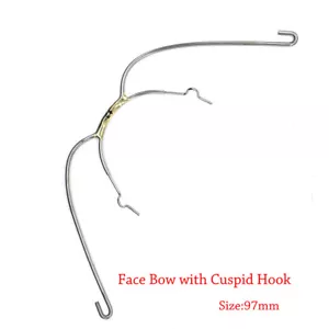 1pcs/pack dental orthodontic Extraoral Face Bow with Cuspid Hook 97mm - Picture 1 of 5