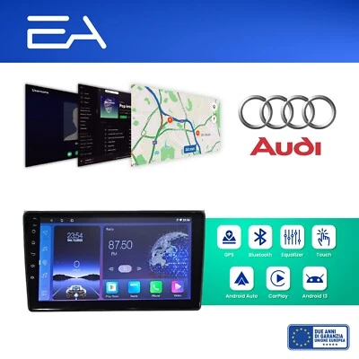 Autoradio Android -Audi A3 2004-2012- 4GB ram 64GB rom -Telecamera HD inclusa - Immagine 1 di 4