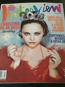 INTERVIEW magazine 1999, CHRISTINA RICCI, EURYTHMICS, ANDY KAUFMAN - Foto 1 di 1
