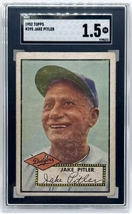 1952 Topps #395 Jake Pitler Rookie Card SGC 1.5 FR - Picture 1 of 2