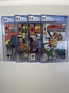 Complete GI Joe & Transformers limited series #1 - 4 (1987) CGC 8-8.5 - Picture 1 of 13