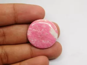 Piedra preciosa cabujón 100 % rosa natural para joyería 31 quilates. ME-2845 - Imagen 1 de 4