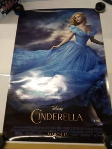 "Cenicienta"" póster original de una hoja de película 27x40 pulgadas (2015) D/S DISNEY - Imagen 1 de 4