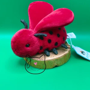 Jellycat LOULOU LOVE BUG New BNWT RETIRED Soft Plush Toy Super Soft Ladybug Red - Picture 1 of 8