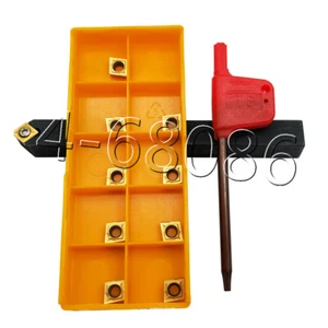 Herramientas de torneado de torno SCMCN 0808H06-80 8 × 100 mm + 5 piezas CCMT060208 BP010 inserto de carburo - Imagen 1 de 8
