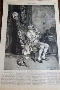 " THE SECRET DRAWER"(HARPER'S WEEKLY 1876){#2250}