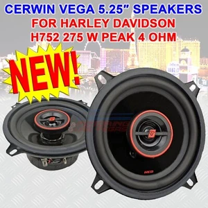 ALTAVOCES ESTÉREO COAXIALES PARA AUTOMÓVIL CERWIN-VEGA H752 550W 5.25" SERIE HED 2 VÍAS ¡NUEVOS! - Imagen 1 de 2