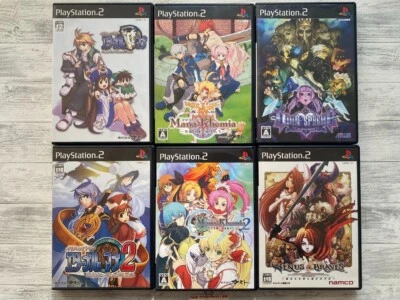 SONY PS2 Eternal Mana 1 2 & Mana Khemia 1 2 & Odin Sphere & Venus & Braves set - Image 1 of 4