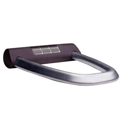 New Lattis Ellipse Keyless Smart Bike Lock Solar Powered w/ Theft Detection Grey - Image 1 of 4