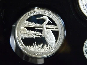2015 S SILBER EDELSTEIN PROOF BOMBAY HAKEN ATB VIERTEL 90 % SILBER KOSTENLOSER VERSAND - Bild 1 von 1