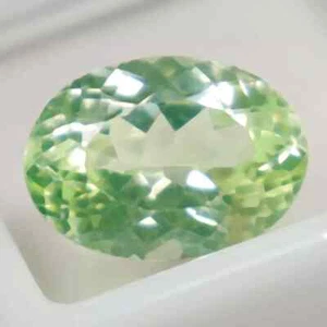 Zafiro verde transparente natural 9,15 quilates piedra preciosa suelta certificada A+ GIE 1862 - Imagen 1 de 11