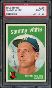 BB - 1959 Topps - #486 - Sammy White - PSA 9 - MINT - Picture 1 of 2