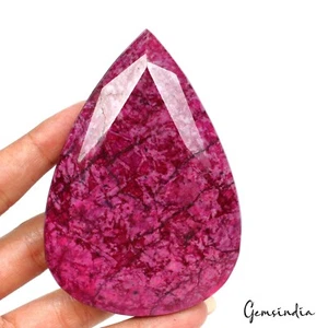 Large Natural Pear Cut Red Ruby 1150 Ct. Faceted Loose Gemstone 90*62*25mm - Picture 1 of 5
