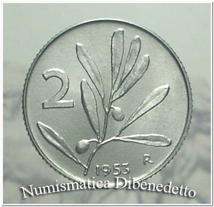 Italienische Republik - 2 Lire Olivenbaum / Biene von 1953 bis 1959 von BB bis FDC ASS. - Bild 1 von 25