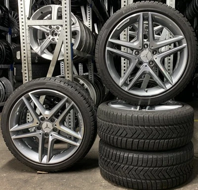 4x Original Mercedes-Benz Winterräder 235/40 R18 95V - für A-Klasse A45 W176 CLA - Bild 1 von 4