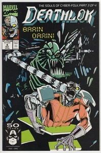 DEATHLOK #4. MCDUFFIE / COWAN. MARVEL 1991. 9+ - Picture 1 of 2
