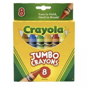 Crayola Jumbo Crayon Set 8-Colors - Picture 1 of 3