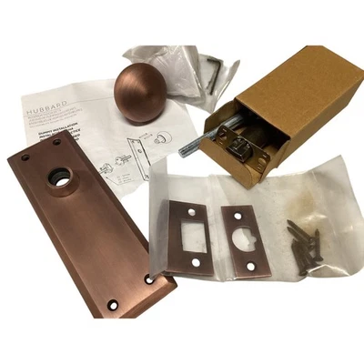 Juego de perillas de puerta de paso Hubbard Signature Hardware 480924 - bronce cepillado Foto 1 de 4