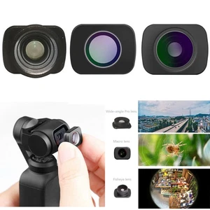 Macro Wide-angle Pro Lens Fisheye Lens Accessories For DJI OSMO Pocket/Pocket 2 - Picture 1 of 11