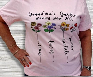 Camisa de abuela, cálido corazón de abuela con amor personalizado! Guardia de nuestra abuela - Imagen 1 de 5