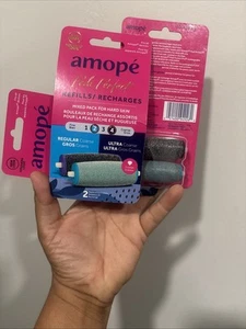LOT of 3 Amope Pedi Perfect Electric Callus Remover Foot File Roller Head Refill - Picture 1 of 3