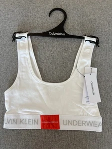 CALVIN KLEIN - LOGO BRALETTE - GR. XS - WEISS - Bild 1 von 10