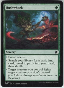 MTG Bushwhack 215 Foundations C Normal NM - Bild 1 von 2
