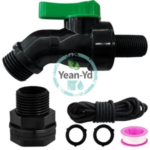 1PC American Standard 1/2 GHT Garden Hose Faucet Bottom Nozzle Collector - Picture 1 of 3