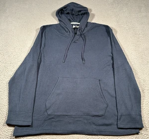 Rainforest Sudadera con Capucha Para Hombres 3XL Azul Elastizada Tejido Gofre Cordón Bolsillos Canguro - Imagen 1 de 9