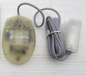 Dreamcast Mouse Controller Skeleton clear HKT-9900 SEGA DC Used Tested From JP - Picture 1 of 2
