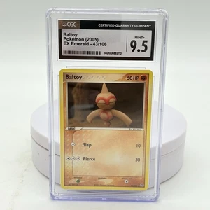 Pokémon TCG Baltoy 43/106 EX Emerald CGC Mint + 9.5 Card 2005 - Picture 1 of 6