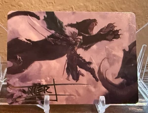 MTG - AFR - Drizzt Do'Urden Art Card (Gold-Stamped Signature) NM - Bild 1 von 2