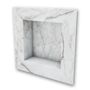 FlexStone Shampoo Caddy da Incasso 17" - Quadrato, Finitura Calipso, A Prova di Perdite - Foto 1 di 2