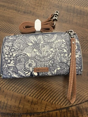 Sakroots Artist Circle Navy Spirit Desert Smartphone Muñequera Cartera Nuevo sin Etiquetas Foto 1 de 4