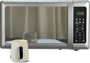 0.7 Cu Ft Silver Mirror Finish, Countertop Microwave Oven - Picture 1 of 8