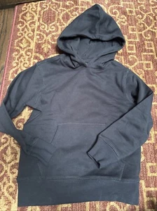Lands End Black Kids Hoodie Sweatshirt Size 6-7 NWOT - Picture 1 of 3